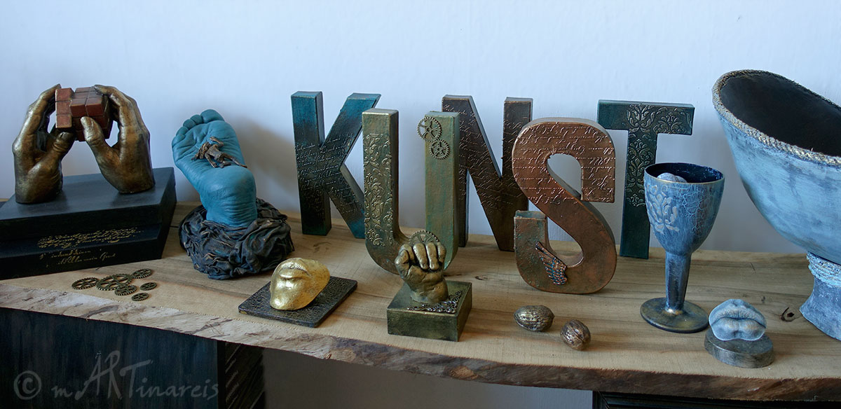 mARTinareis Patina und Struktur in meiner Kunst - Patinieren