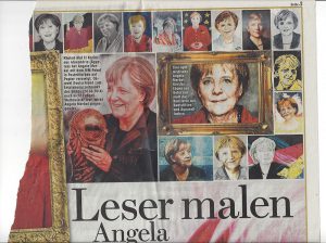 Bildzeitung - Leser malen Angela Merkel
