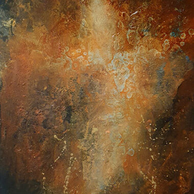 ´Mysteriös` - Gemälde 80x60 cm, verkauft